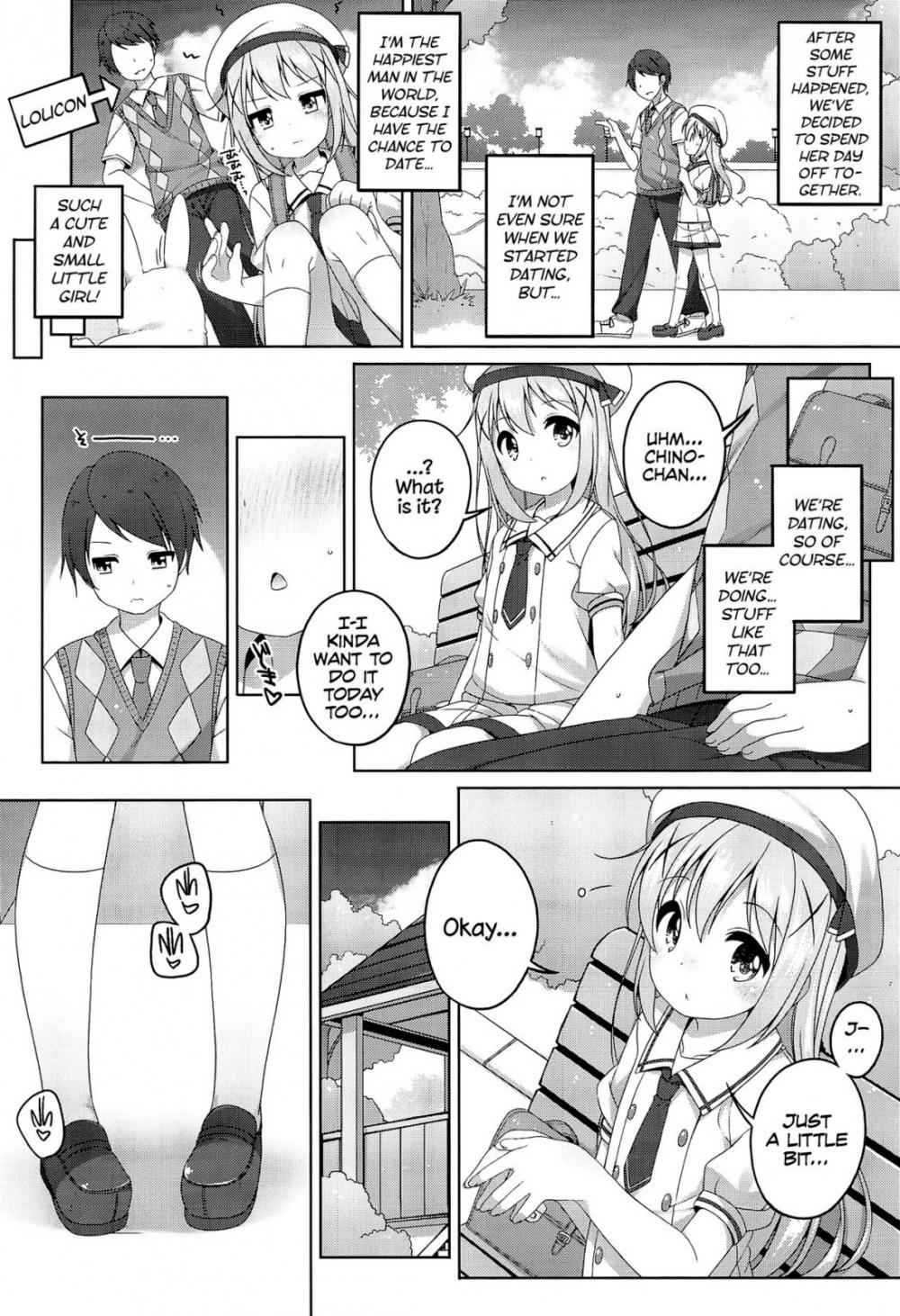 Hentai Manga Comic-I Want to Have Lots of Sex with the Cute Chino-chan!-Read-5